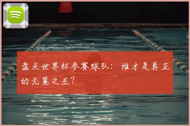 盘点世界杯参赛球队：谁才是真正的无冕之王？