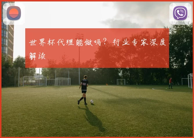 世界杯代理能做吗？行业专家深度解读